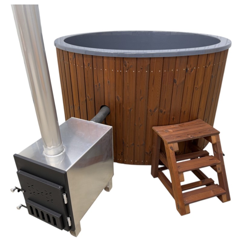 Bain Nordique Rond 190 cm Premium 6 à 7 personnes | SKADI