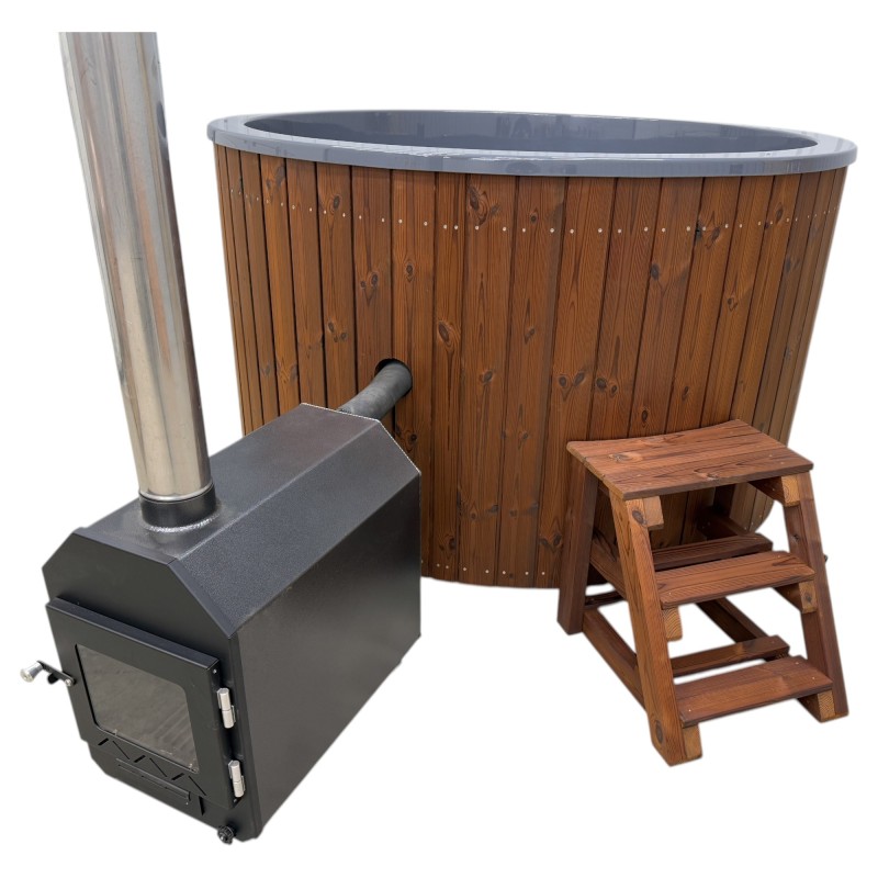 Bain Nordique Rond 190 cm Premium 6 à 7 personnes | SKADI