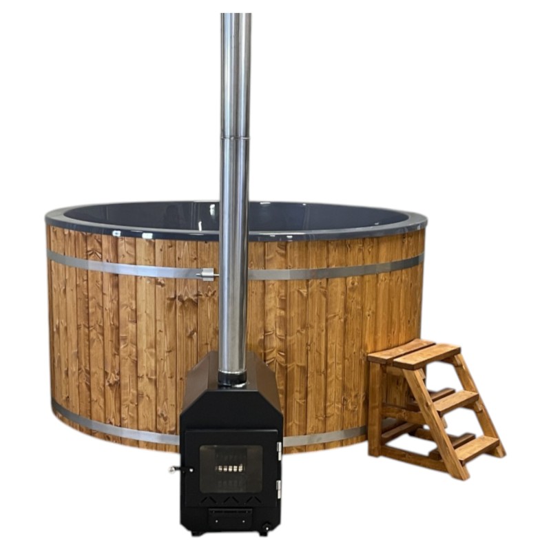 Bain Nordique Rond 8–9 personnes 220 cm Premium | SKADI