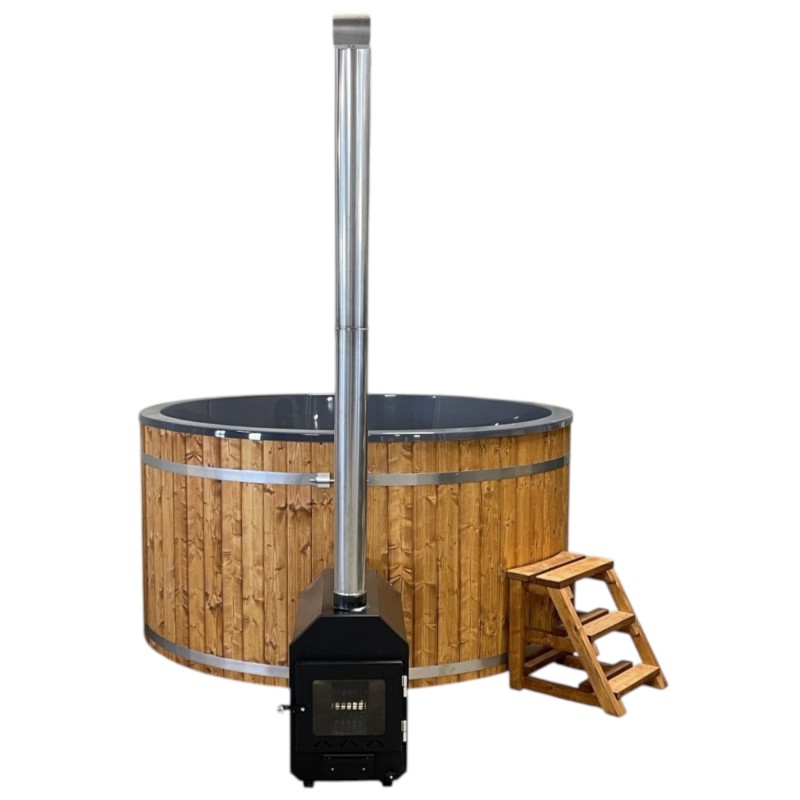 Bain Nordique Rond 8–9 personnes 220 cm Premium | SKADI