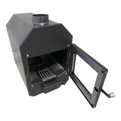 Poêle bain nordique 35KW en aluminium marine | 700L à 1300L