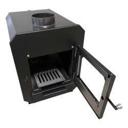 Poêle bain nordique 40KW en aluminium marine | 1300L à 1600L
