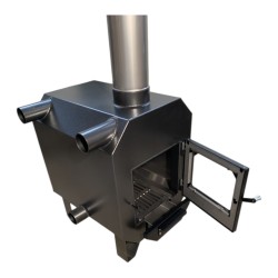 Poêle bain nordique 45KW en aluminium marine | à partir de 1600L