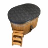 Couverture isolante ovale - couvercle isolant pour bain nordique