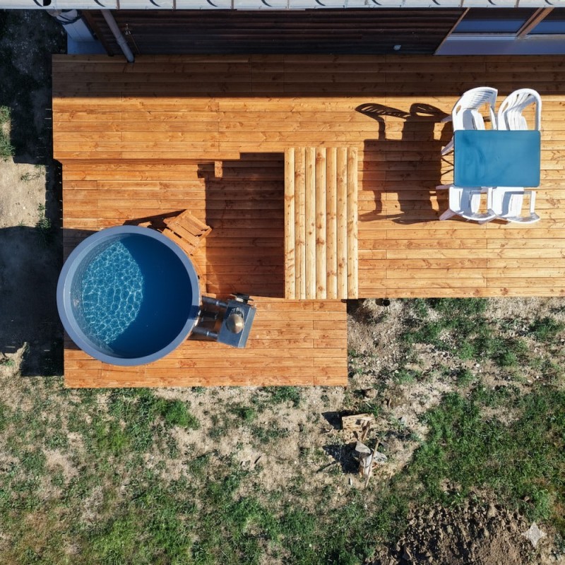 Spa Nordique Bois Rond 190cm