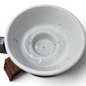 Bain nordique ergonomique Premium SKADI avec isolation renforcée et couverture thermique