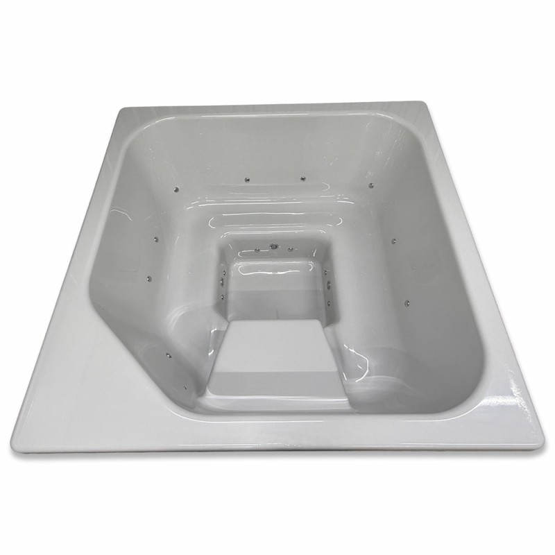 Bain Nordique Carré 205 cm Poêle Intégré | SKADI®