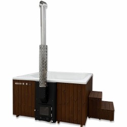 Bain Nordique Carré 205cm Poêle Intégré