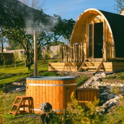 Bain Nordique en bois SKADI pour 2 personnes