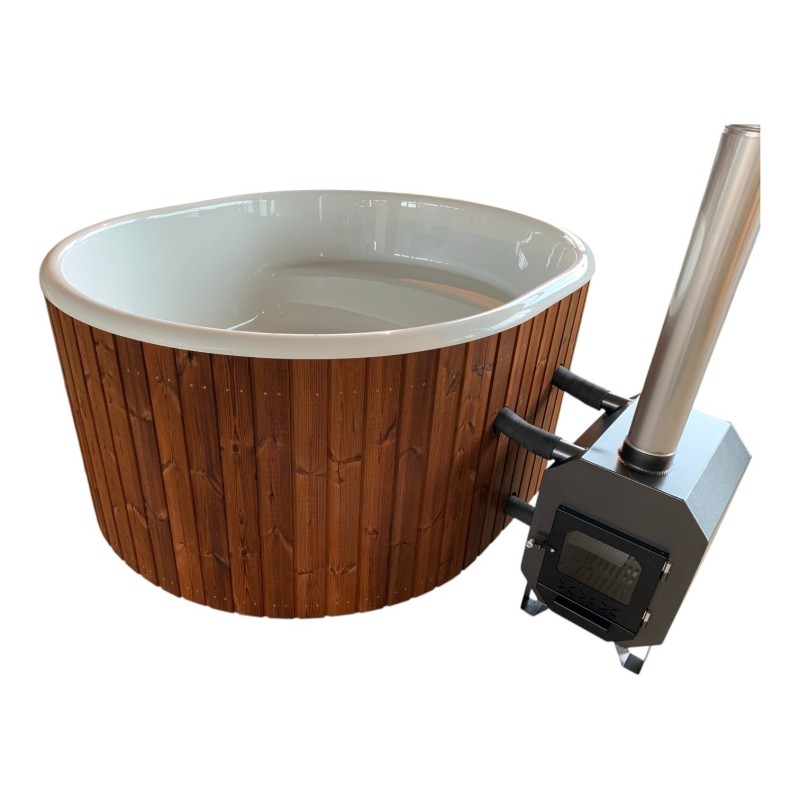 Bain nordique ovale 6 personnes 240x200cm Premium| SKADI