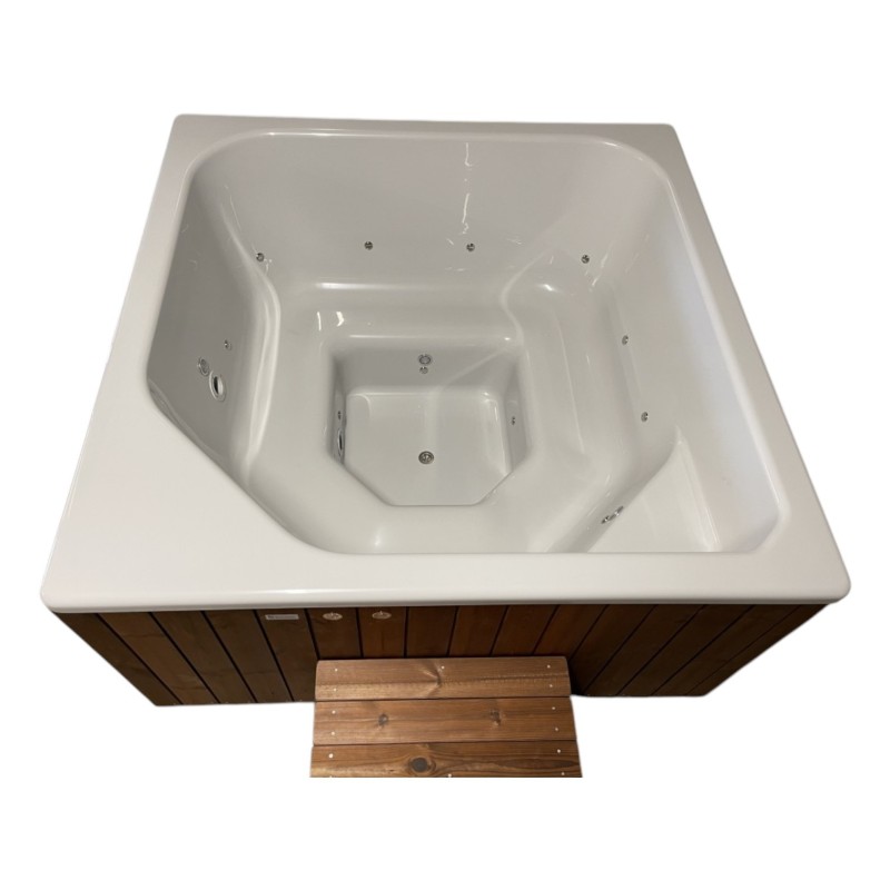 Bain nordique carré 205 cm – 6-7 pers. | SKADI