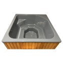 Bain nordique carré 205 cm – 6-7 pers. | SKADI