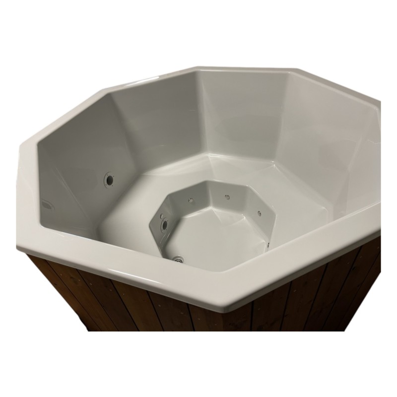 Bain Nordique Octogonal 4 à 5 personnes 180x180 Premium | SKADI