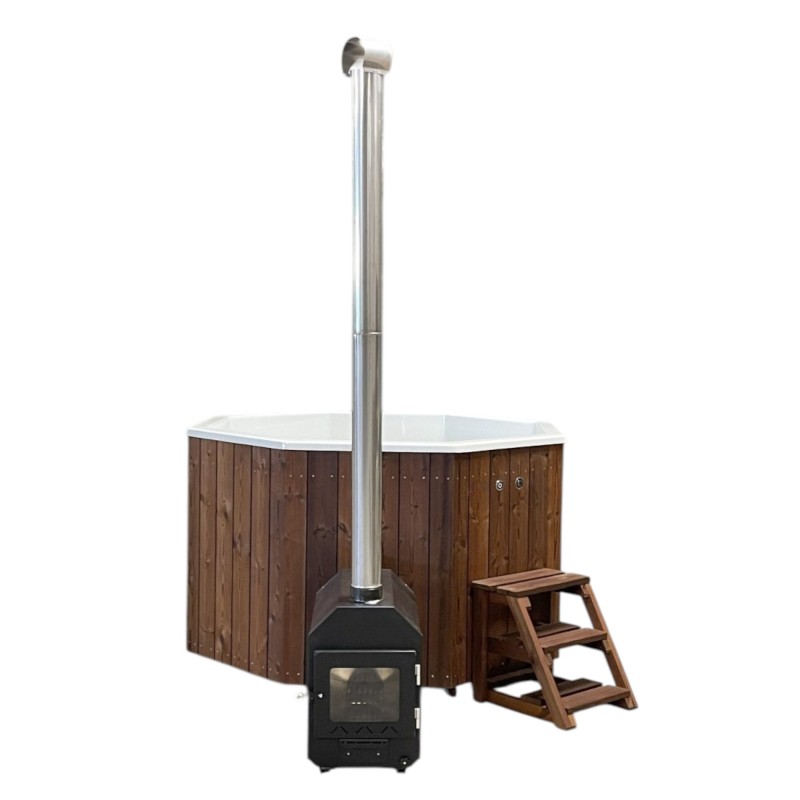 Bain Nordique Octogonal 4 à 5 personnes 180x180 Premium | SKADI