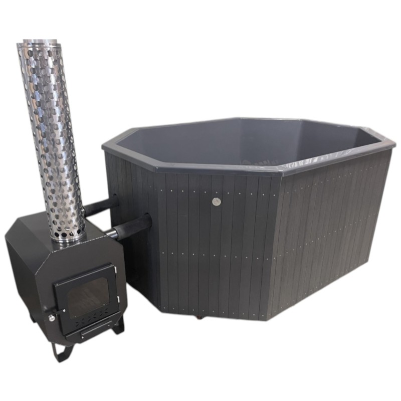 Bain Nordique Octogonal 8 personnes 240x180 Premium | SKADI
