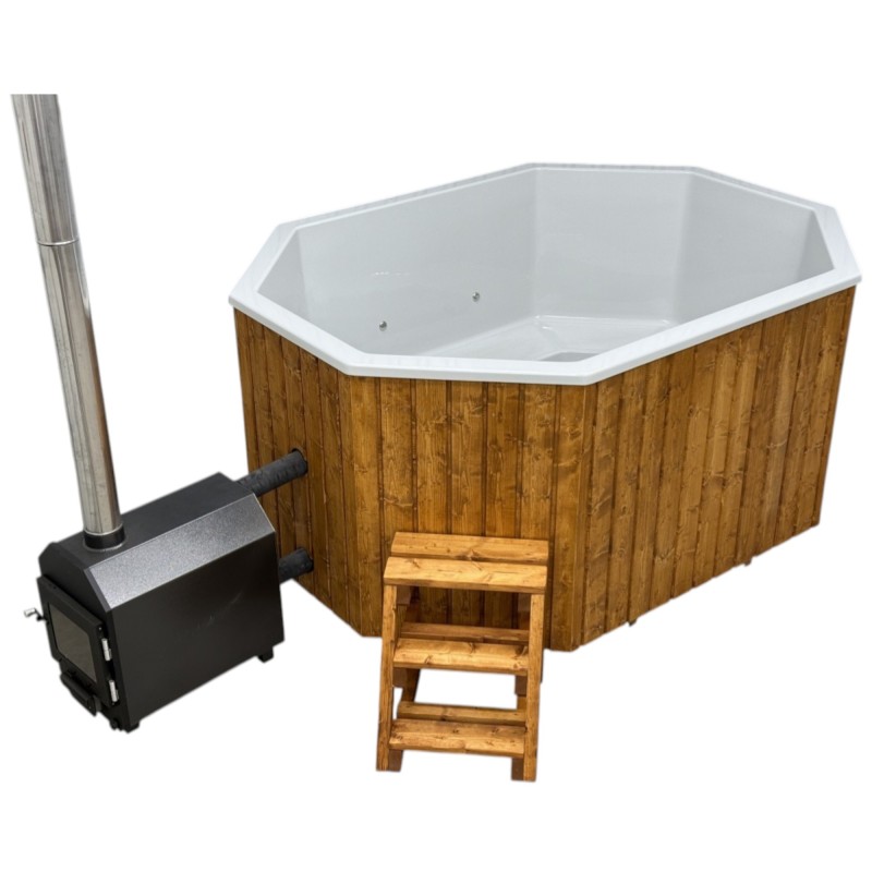 Bain Nordique Octogonal 8 personnes 240x180 Premium | SKADI