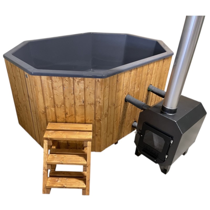 Bain Nordique Octogonal 8 personnes 240x180 Premium | SKADI