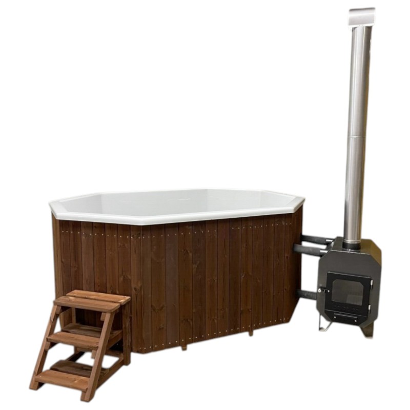 Bain Nordique Octogonal 8 personnes 240x180 Premium | SKADI