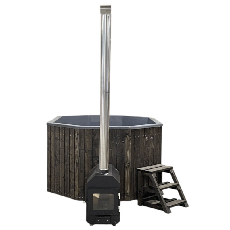 Bain Nordique Octogonal 8 personnes 240x180 Premium | SKADI