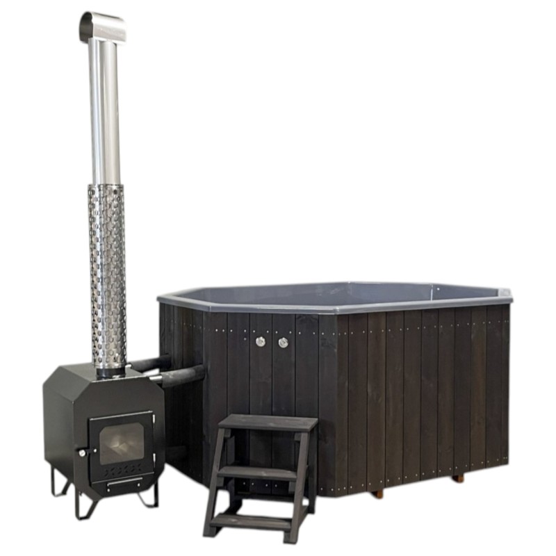 Bain Nordique Octogonal 8 personnes 240x180 Premium | SKADI