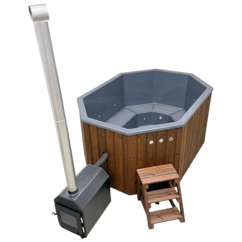 Bain Nordique Octogonal 8 personnes 240x180 Premium | SKADI
