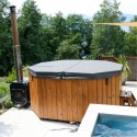 Bain Nordique Octogonal 8 personnes 240x180 Premium | SKADI