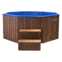 Bain Nordique Octogonal 10 personnes 240x240cm Premium | SKADI