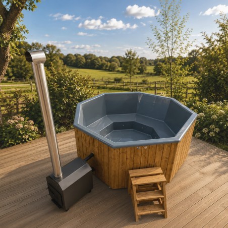 Bain Nordique Octogonal 240x240cm Premium SKADI