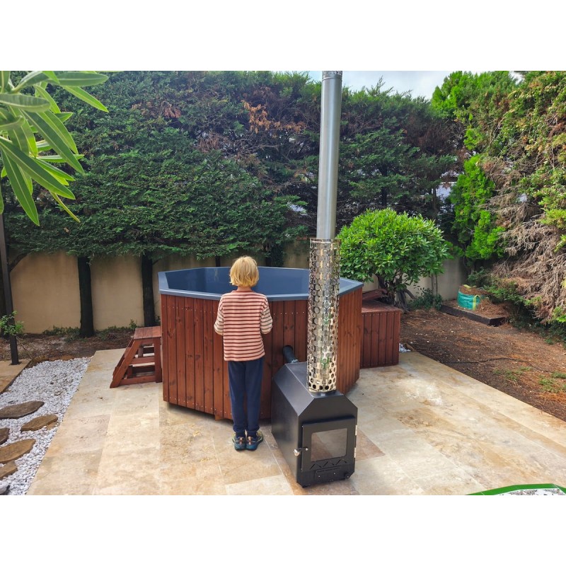 Bain Nordique Rectangulaire 10 personnes 280x210cm | SKADI