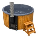 Bain Nordique Rond en bois 4 à 5 personnes